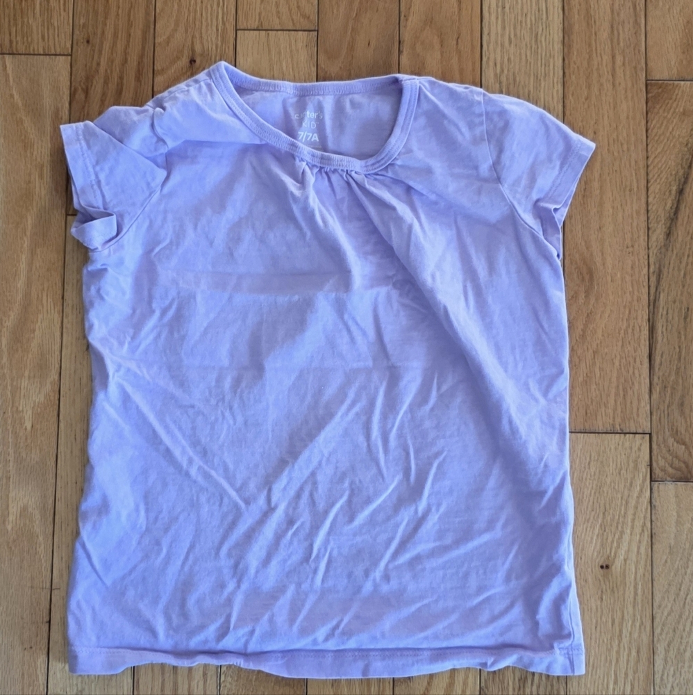 Carter's Light Purple Short Sleeve Tee